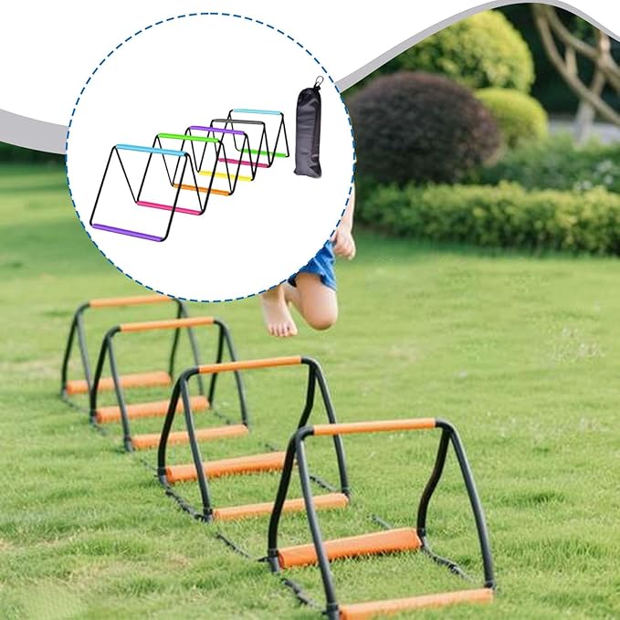 Yiju Agility Ladder Jumping Obstacles, Foldable for Kids Adults Soccer Speed Ladder Agility Training Equipment for Foot Exercise