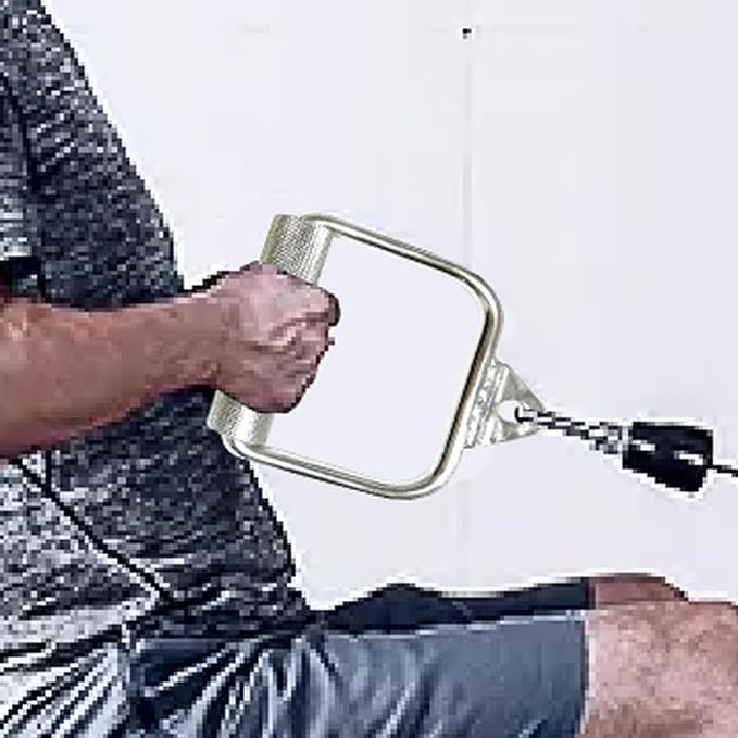 Power Cable Crossovers Gear Grip Handle Attachments Replacement Power Cable Machine Strength Trainings, Gym Home Fitness Cable Attachments