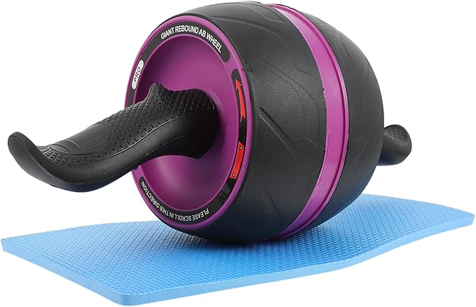 BESPORTBLE Automatic Rebound Ab Roller Wheel for Core Workout with Wide Non-slip Handles Silent Fitness Equipment for Home Gym Strength Training Suitable for Men and Women