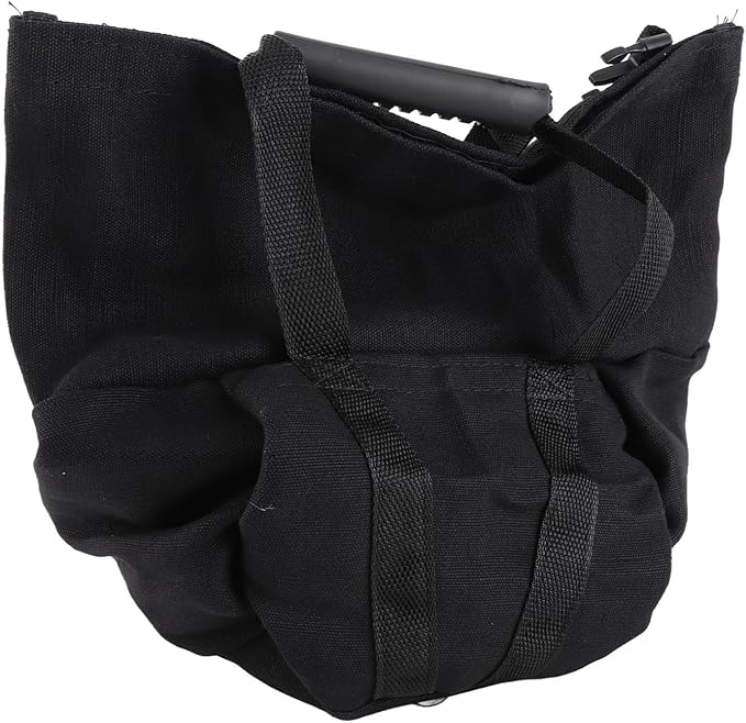 Fitness Workout Sandbag with Handles, Empty Weightlifting Training Sandbag, Durable 16oz Canvas Power Bag for Home Gym, Travel, Yoga and Strength Training