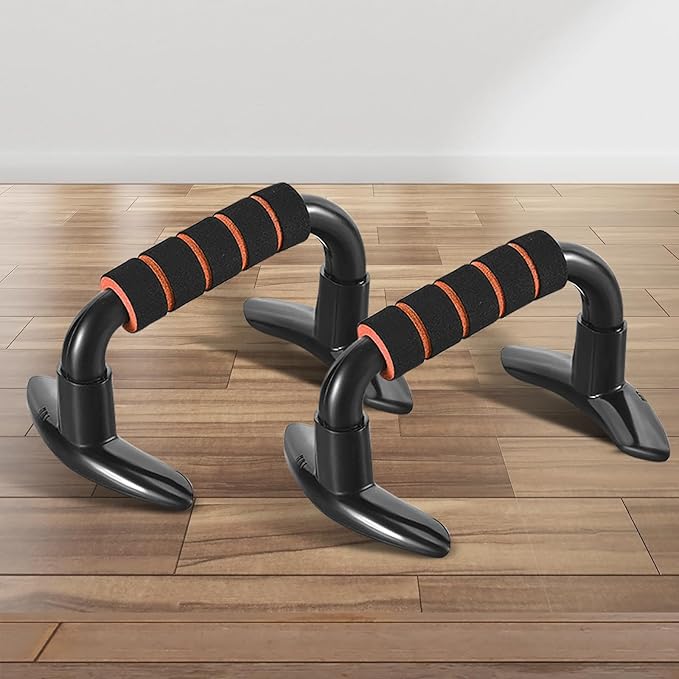 NKU Push Up Bars Strength Training，Push Up Handles for Floor Men and Women ，Push Up Bracket (1 Pair)