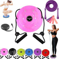 Waist Sculptor, 2026 New Waist Twister Machine Exercise with Arm Bands, Ab Board Waist Twist Machine for Exercise, Legs, Buttocks, Hip Exercise