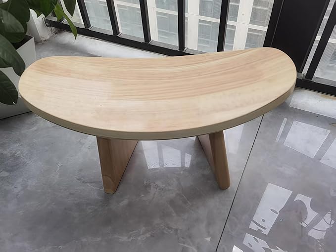 Solid Wood Ergonomic Kneeling Stool. Suitable for Temple Ceremonies, Tea Ceremonies, Meditation, Yoga, as Well as Home Fitness Assistance Chair (S# is Suitable for Height up to 160CM(63 in)