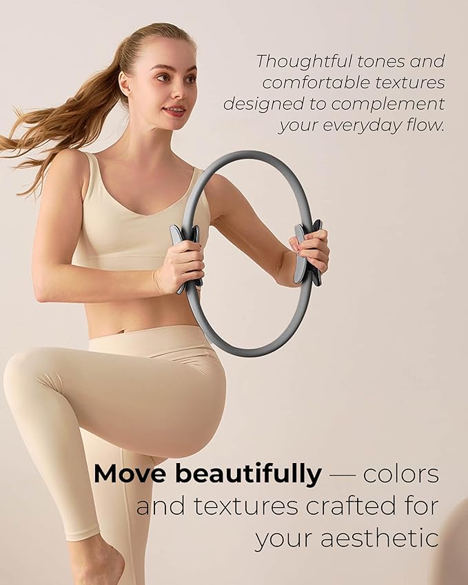 Pilates Kit for Women – Home Pilates Equipment Set with Ring, Ball & Resistance Bands | Pilates Starter Kit with Accessories in Gift Box