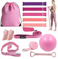 Pilates Equipment for Home Workouts, Better Portable Pilates Kit 13 in 1, Pilates Essentials Kits for Women with Pilates Ball, Yoga Socks, Yoga Strap, and Exercise Bands Kits