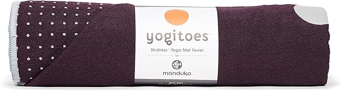Yogitoes Yoga Hand Towel - Quick Drying Microfiber, Lightweight, Easy for Travel, Use in Hot Yoga, Vinyasa and Power, 16 Inch (40cm)