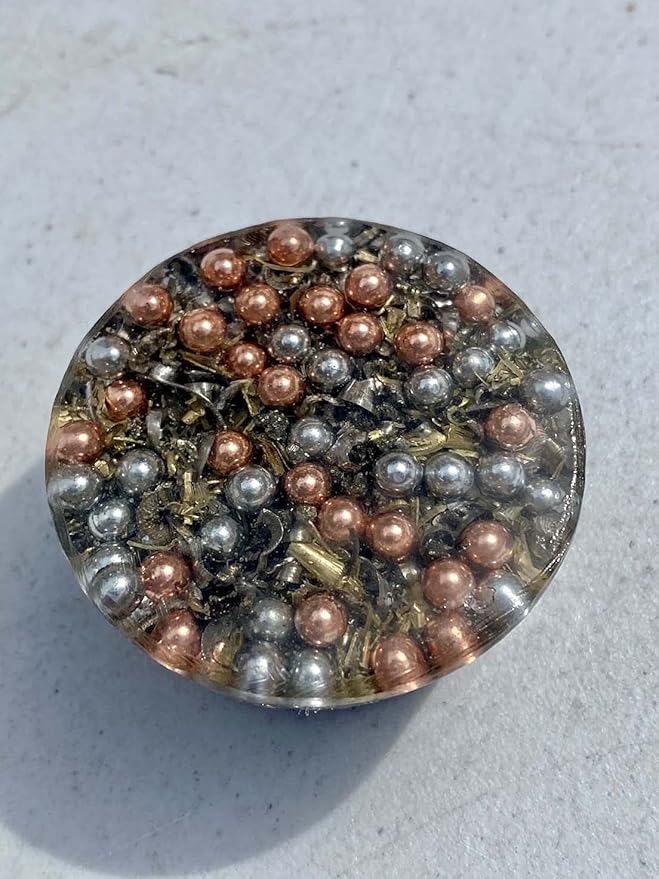 Carnelian Orgone Generator Energy Accumulator 528Hz/7.83Hz/Advance Harmonics Many Beautiful Ingredients and Colors! smtbscOG(Carnelian)