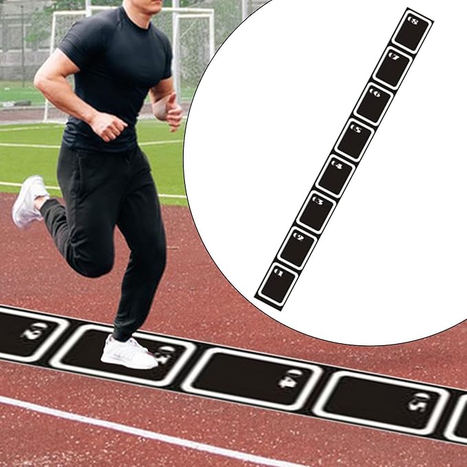 Agility Training Ladder Mat Speed Ladder Workout Rugby Soccer Outdoor Playing Field Fitness Footwork Trainer Improve Speed