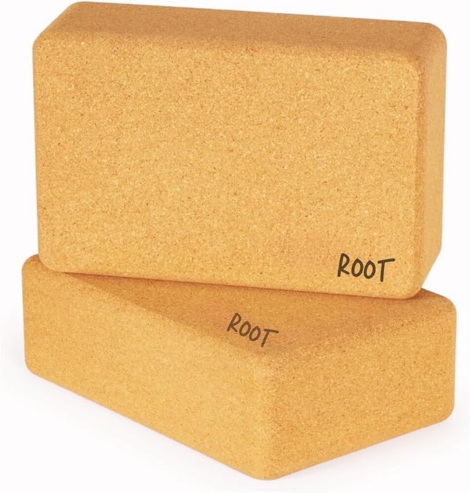 Ultimate Eco-Friendly Yoga Blocks | Premium Portuguese Cork Bricks | Set of One or Two Cork Yoga Blocks | 2 pack or Single Block | High Density, Non-Slip, Natural Material | Great for Travel | Moisture-Proof | Better Support, Balance & Comfort | Ideal ...