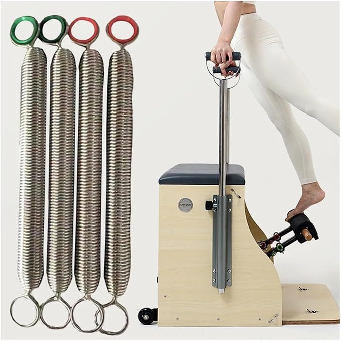 Pilates Pro Chair Springs 4pcs in Set Pilates Reformer Pilate Equipment Accessories Stability Chair Yoga Wire Steel Tension Springs
