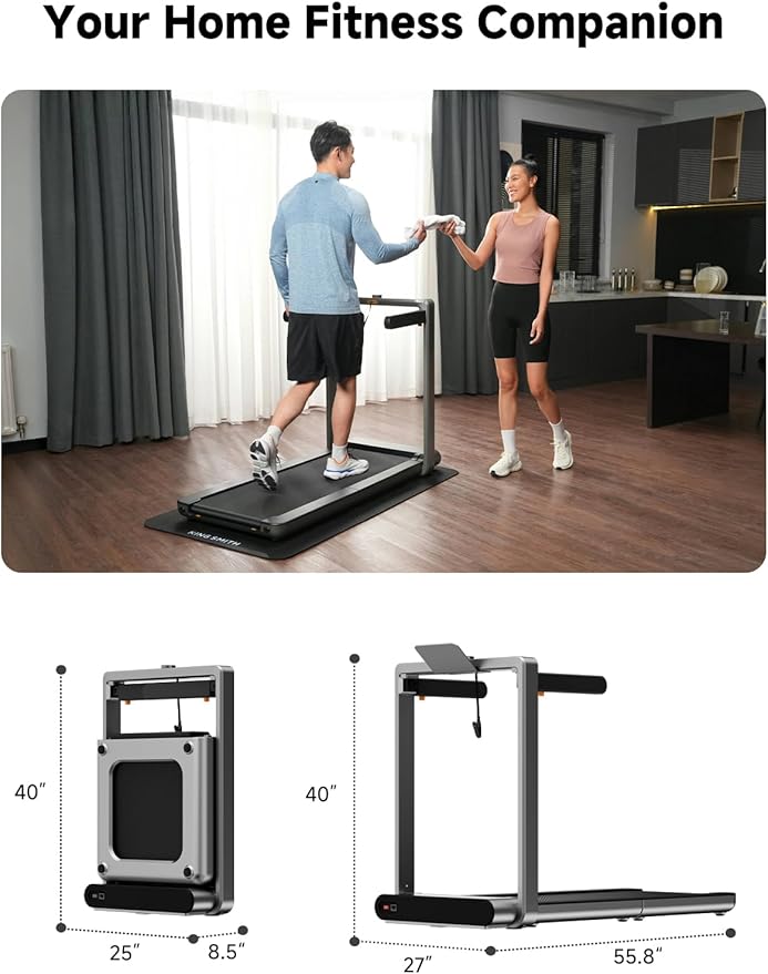 WALKINGPAD X Series Folding Treadmills for Home, Smart Vertical Fold, LED Display, No Assembly