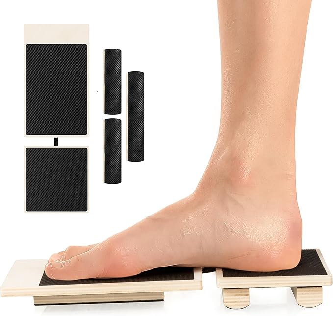 Enmja Ankle Balance Board, Foot Strengthener Exerciser for Sprained, Foot Stability Trainer, Single Leg Foot Stretcher, Posture Corrector, Physical Therapy for Plantar Fasciitis Relief