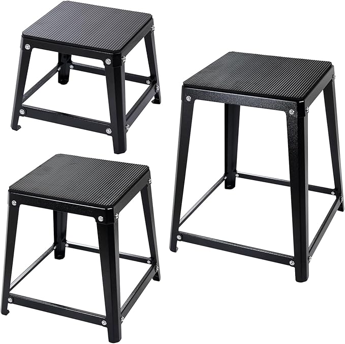 Plyometric Platform Box, 12/18/20/24 Inch Fitness Exercise Jump Box Step For Fitting, Plyometric Box Jumping Exercise Training