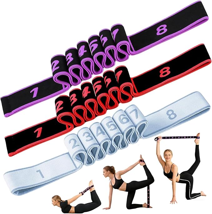 Resistance Bands, Resistance Bands with Handles, Resistance Bands for Working Out, Adjustable Bands for Full Body Stretching Shaping