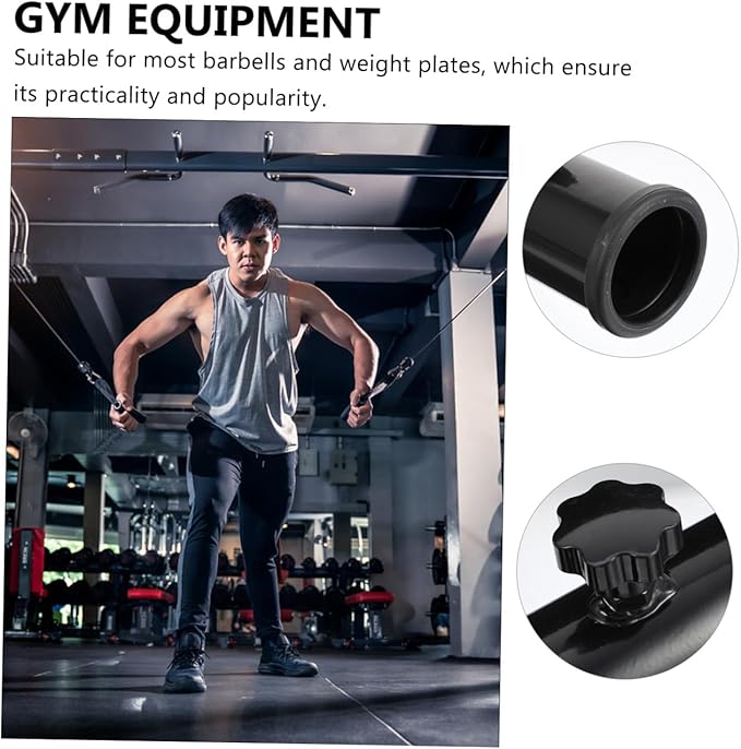 Garneck 1pc Bar Row Handle Attachment for Barbell Non- Grip for Comfortable Muscle Training Compatible Gym Equipment for and Core Strength Exercises