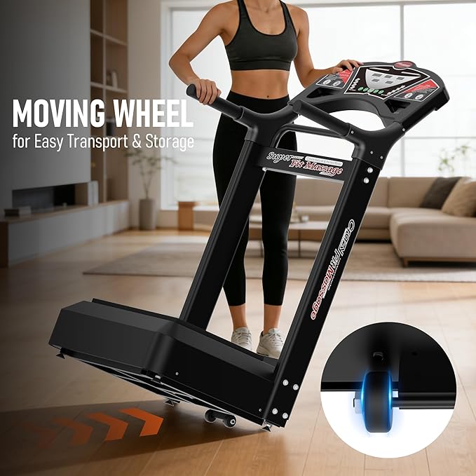 Vibration Platform Machine – Full Body Vibration Plate Exercise Machine with Support Handles, 99 Adjustable Speed Levels for Muscle Activation, Body Toning, Balance & Fat Burning at Home