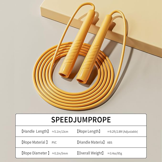 Jump Ropes Kids, Adjustable Children Jump Rope with ABS Handles and PVC Rope for Child Student Toddler