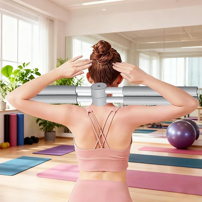 Yoga Postures Stick for Women – Humpback Correction Tool, Aligning Aid, Adjustable Spine & Neck Support, Daily Sitting Exercise | Portable Back Straightener Office, Home, Travel, Practice