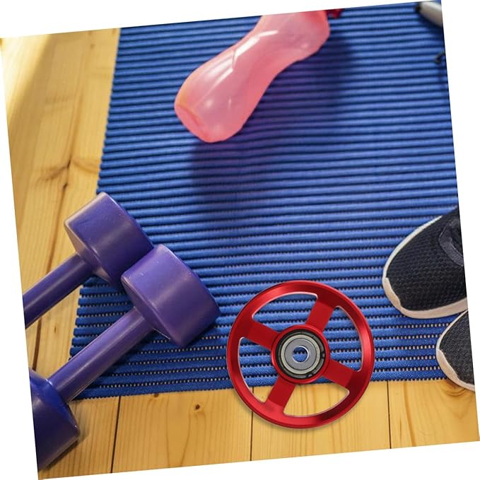 3pcs Aluminum Alloy Pulley System Gym Attachments Cable Pulley Wheels for Strength Training Equipment Home Gym Workout Accessories
