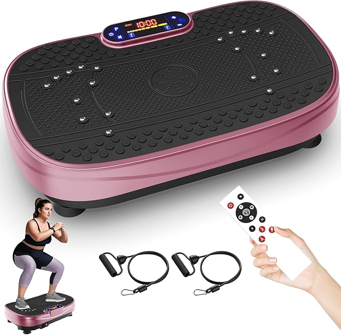 Vibration Plate Exercise Machine Whole Body Workout Vibration Fitness Platform for Home Fitness with Remote Control