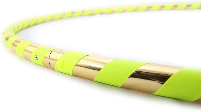 Weighted Beginner Fitness Hula Hoop for Adults - Exercise Hoop for Weight Loss & Core Workout - Large Diameter Hoop for Easy Learning - Handmade in USA - Multiple Sizes & Colors