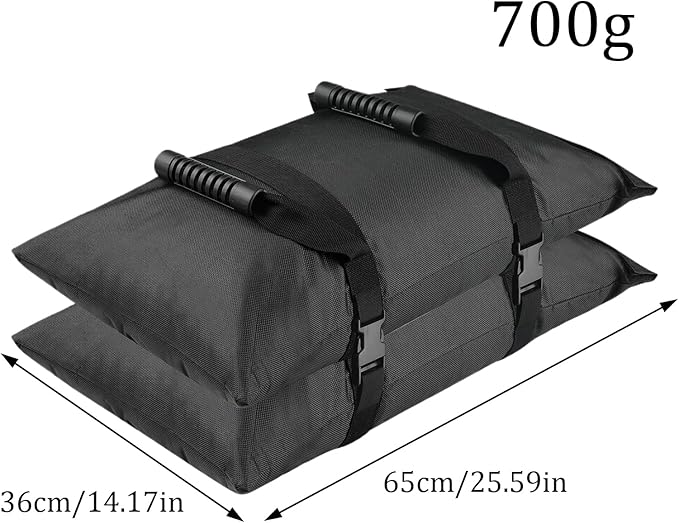 Heavy Duty Sand Bags, Tent Weight Bag, Portable Canopy Base with Feature, Water-Resistant Material, Umbrella Sand Bag with Practical Design, Bags for Camping and Fitness
