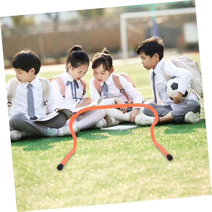 4pcs Agility Hurdles for Sports Training Plastic Speed Training Equipment for Boys and Girls and Athletes Improve Speed Flexibility and Coordination for Football Basketball Drills
