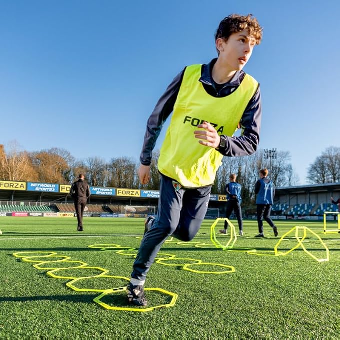 FORZA Agility Training Octa Rings [Pack of 6] | Soccer Training Equipment | Multi-Sport Agility Ring Set | Speed Training Equipment | Sports Equipment