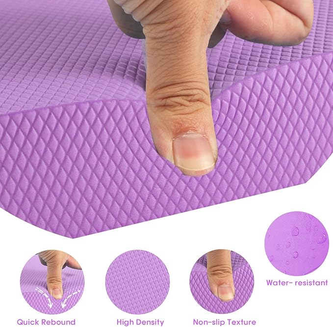 Exercise Balance Pad，Balance Foam Mat for Physical Therapy Equipment & Strength Stability Training, Slip Resistant Foam Mat for Yoga, Pilates, Meditation，Gardening knee pads