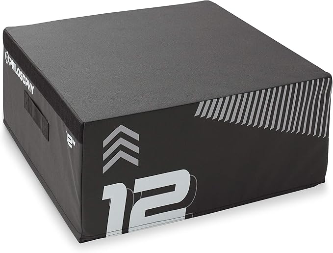 Philosophy Gym Soft Foam Plyometric Box - Jumping Plyo Box for Training and Conditioning