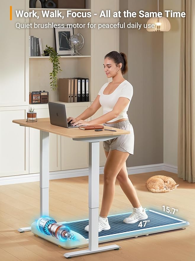 WALKINGPAD C2 Foldable Walking Pad Treadmill, Colorful Under Desk Treadmill for Home Office, Stylish Compact Design, No Assembly Needed