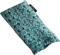 Hugger Mugger Silk Eye Pillow with Bead Filling - Boho Teal - Scent-Free, Light Weight, Chill in Freezer, Washable Cover, Washable Bead Filling