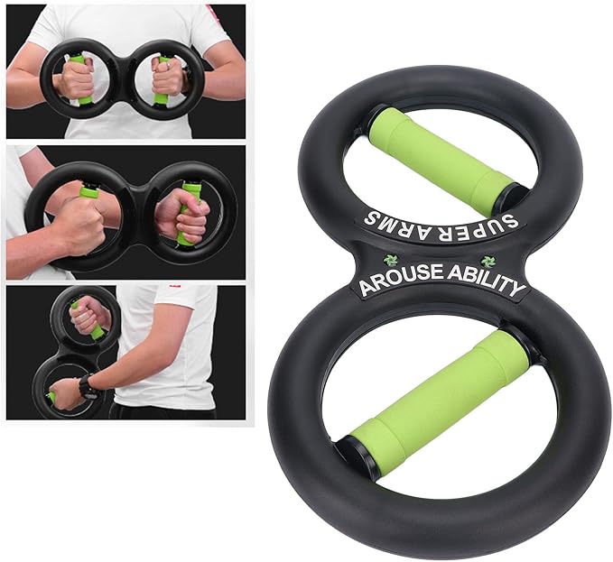 Hand Grip Strengthener, Arm Strength Exercise Tool 8 Shaped Circulation Wrist Strength Training Fitness Tool, 10kg Strength Training Grip Strengtheners Grip Strength Trainer, Hand Exerciser Bars