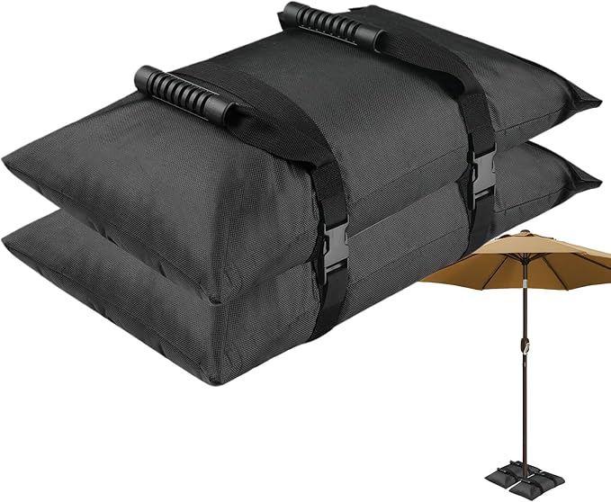 Heavy Duty Sand Bags, Tent Weight Bag, Portable Canopy Base with Feature, Water-Resistant Material, Umbrella Sand Bag with Practical Design, Bags for Camping and Fitness