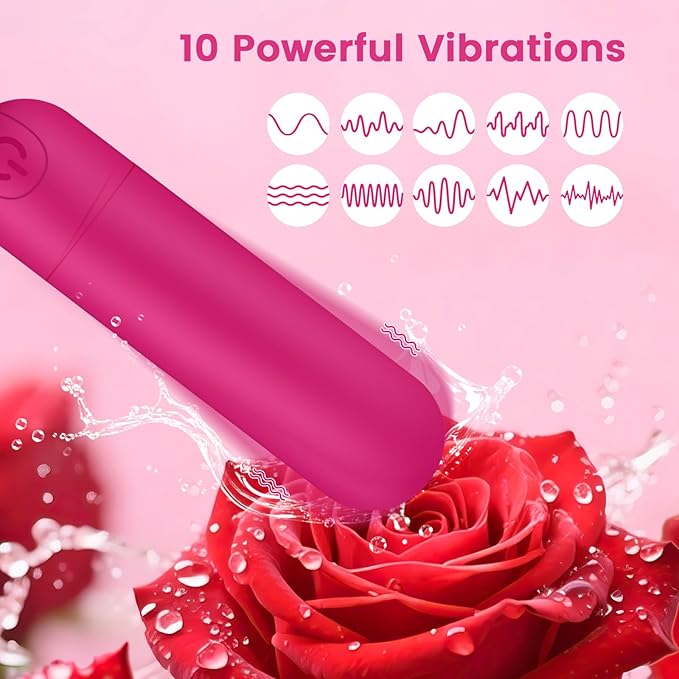 Handheld Electric Back Massager - Mini Waterproof&Rechargeable Handheld Deep Tissue Neck Red