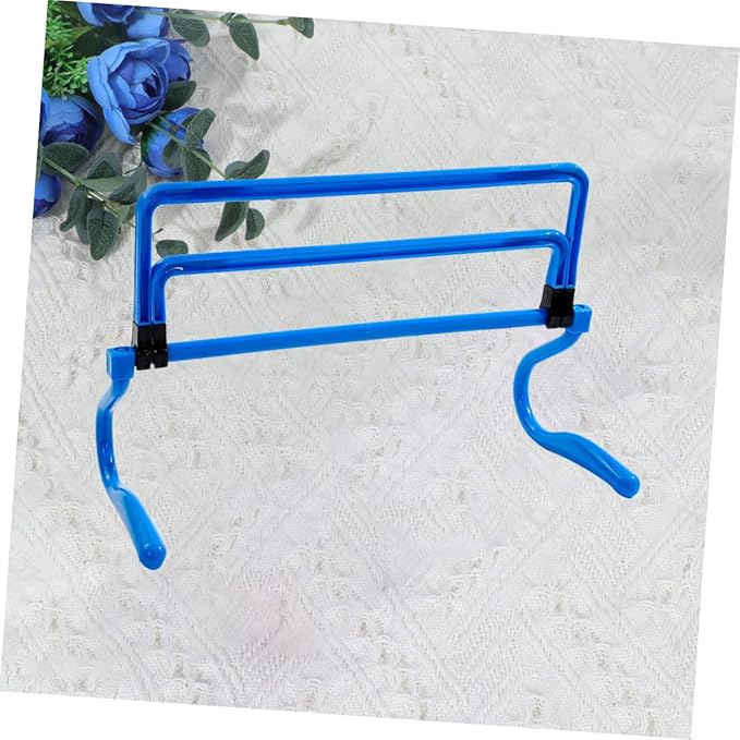 Totority Removable Agility Hurdles for Soccer Training Blue Fitness Equipment for Speed and Coordination Drills for Athletes and for Outdoor and Indoor Use