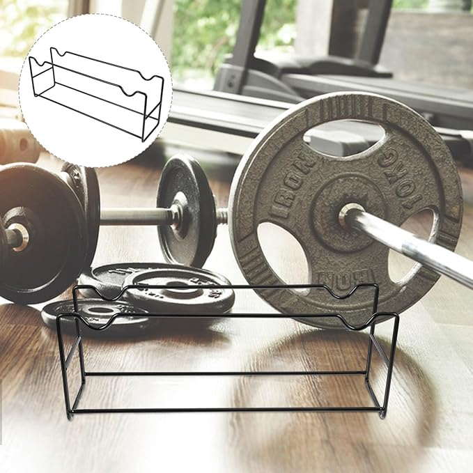 Dumbbell Holder Stand Compact Dumbbell Rack for Home Gym Strength Training Weight Storage Rack 15.74X5.90X3.93In Fitness Equipment Organizer