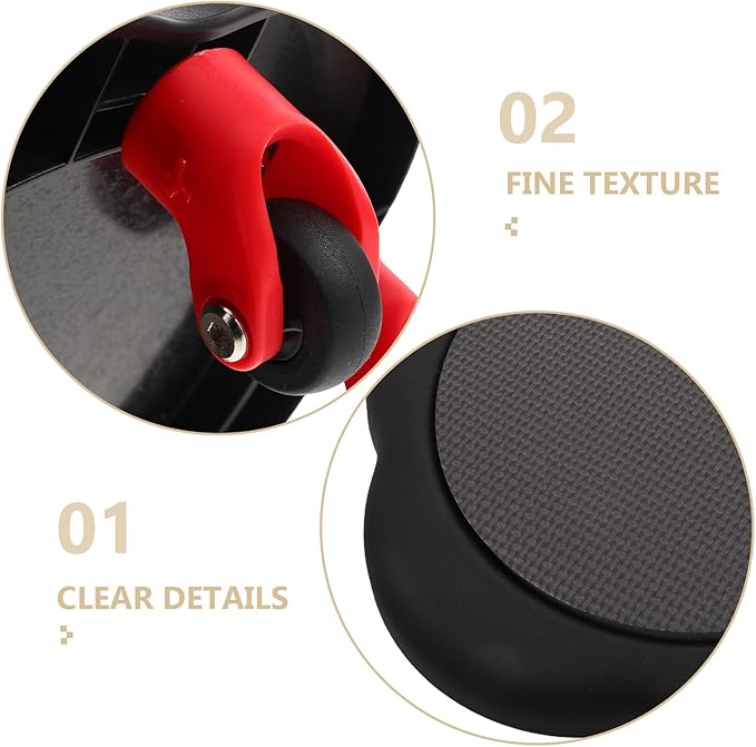 Ab Roller Wheel with Five-wheel Flower Sliding Discs, Black Core Strength Training Abdominal Exercise Slider Disc for Home Fitness and Ab Workout