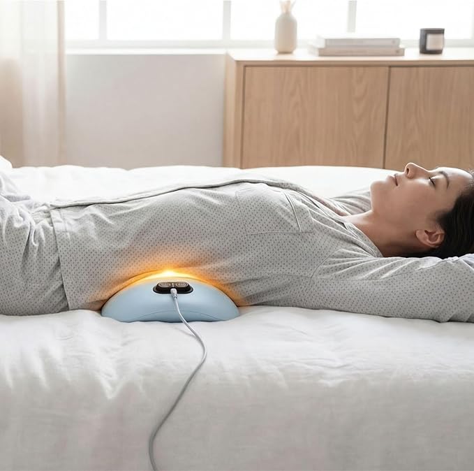 Original Therava 3-in-1 Back Massager with Traction Lift, Heat, & Vibration Massage | Lower and Upper Back Relief and Muscle Relaxation