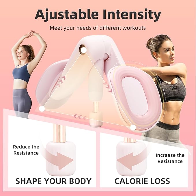 Thigh Trainer Hip Trainer 36lb, Inner Thigh Exerciser, Suitable for Fitness Beginners, Home Workout