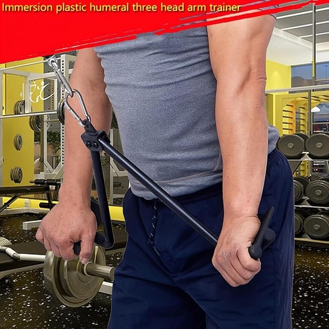 Gym Rope Attachment | Tricep Pull Down Rope - Biceps Exercise Equipment Training Tool for Men Women Arm Strength Back Pulldowns Home Workout