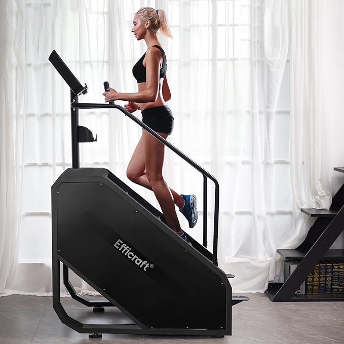 Stair Stepper Machine, Commercial Grade Stair Master for Exercise at Home, Continuous Climbing Exercise Machine for Cardio, 15 Speed Levels Stair Master, 15-164 Steps/Min, Black
