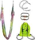 Aerial Yoga Hammock Aerial Pilates Silk Yoga Swing Set Inversion Equipment include daisy Chain, Pose Guide 5.5 yards