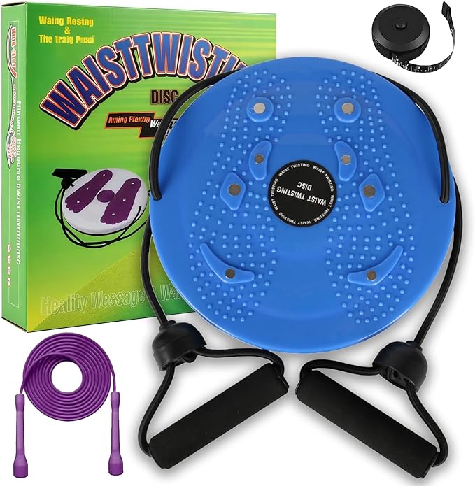 Waist Sculptor, 2026 New Waist Sculptor Twister, Body Shaping Waist Sculptor Twist with Drawstring and Foot Massage, Home Gym Workout Equipment for Exercise, Legs, Buttocks, Hip Exercise