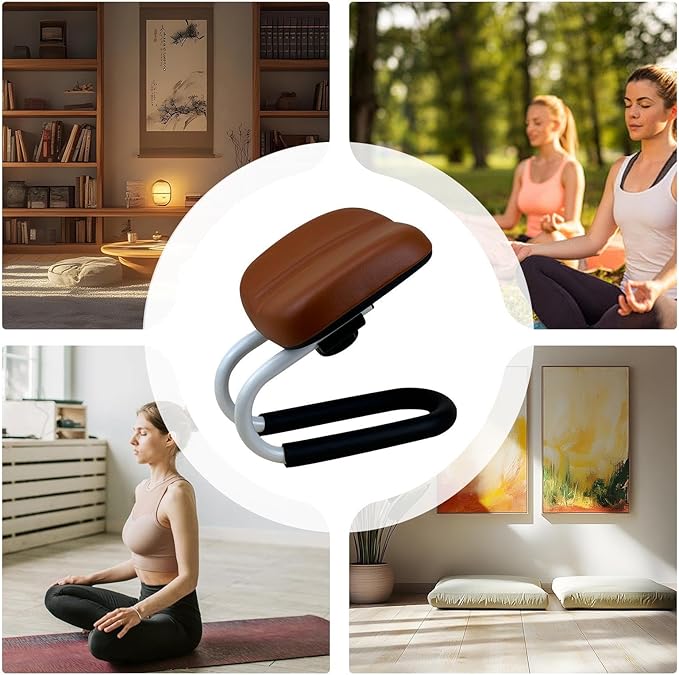 Prayer Bench for Kneeling - Folding Meditation Bench, Soft Kneeling Chair | Comfortable Prayer Cushion Pad, Portable Worship Support Tool, Sturdy Construction for Yoga and Daily Prayer Rituals at Home