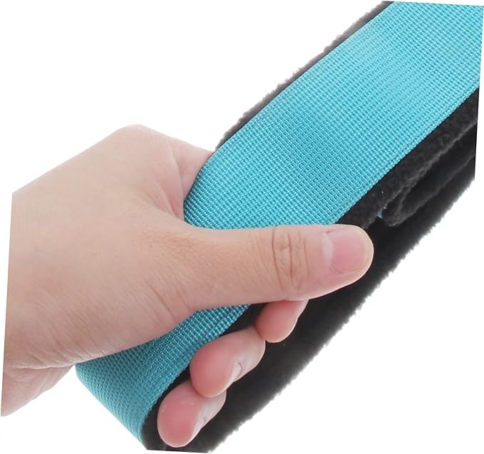 Mikikit Workout Band Flexibility Thick Gym Straps Gymnastics Yoga Belt Pilates Straps Blue Stretching Stretch