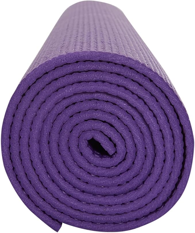 Everyday Yoga Deluxe Mat, Spacious 72"x24" Non-Slip Yoga Mat for Comfortable Home Workouts, 3-5mm Extra Thick