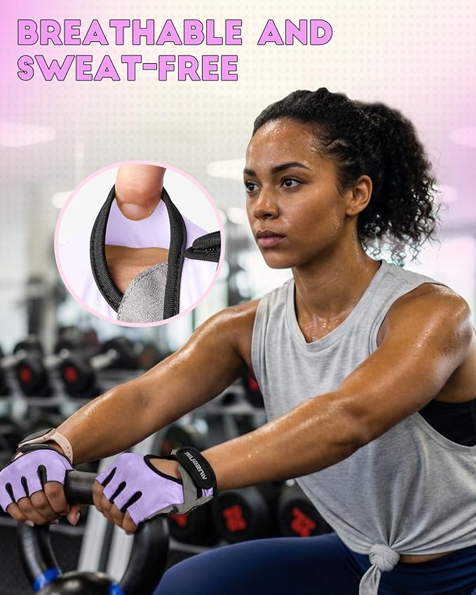 VINSGUIR Workout Gloves for Men and Women, Weight Lifting Gloves with Excellent Grip, Lightweight Gym Gloves for Weightlifting, Cycling, Exercise, Crosstraining, Pull ups, Fitness, Climbing and Rowing