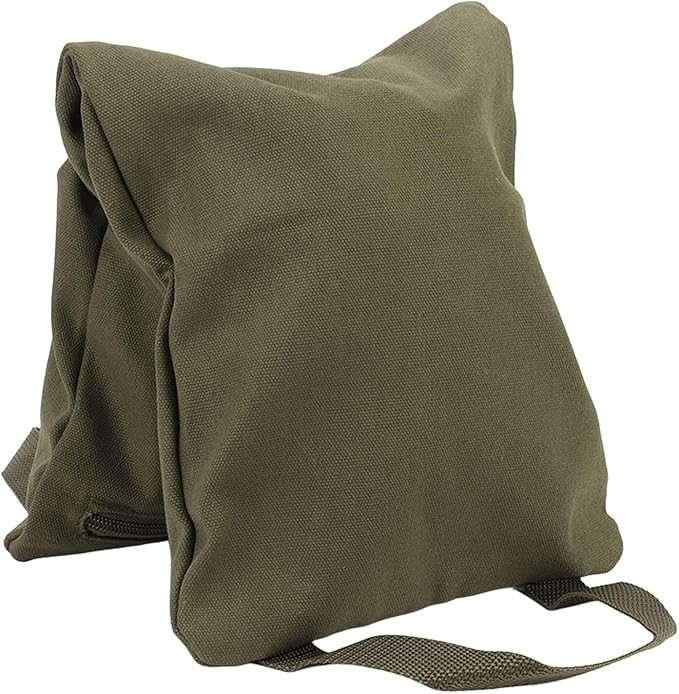 Sandbags for Working Out, Green Yoga Sand Bag for Weight Training with Double Handle, Adjustable Fillable Yoga Canvas Sandbags for Adding Weight and Support