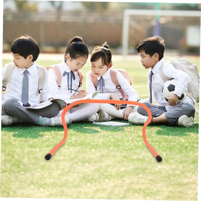 Luxshiny 4pcs Agility Hurdles Soccer Training Equipment Plastic 15cm Speed and Agility Training Hurdles for Youth Football Practice